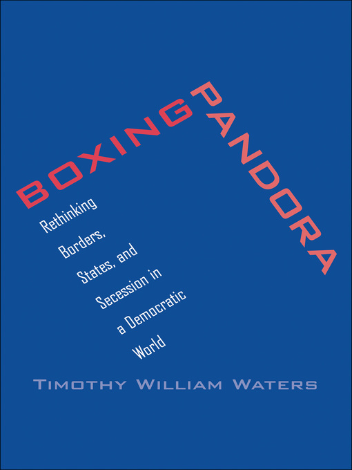 Title details for Boxing Pandora by Timothy William Waters - Available